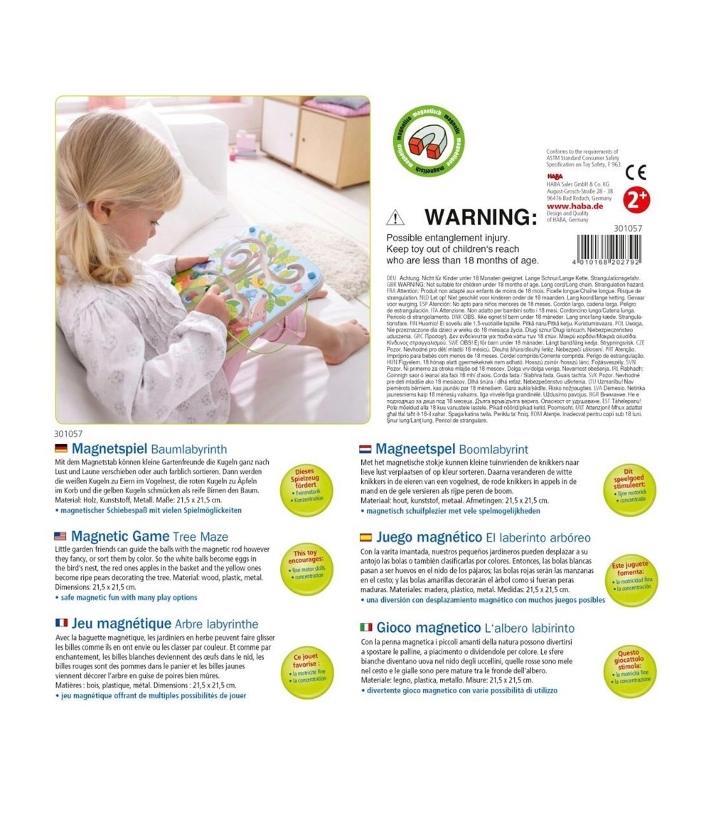 Magnetspiel Baumlabyrinth