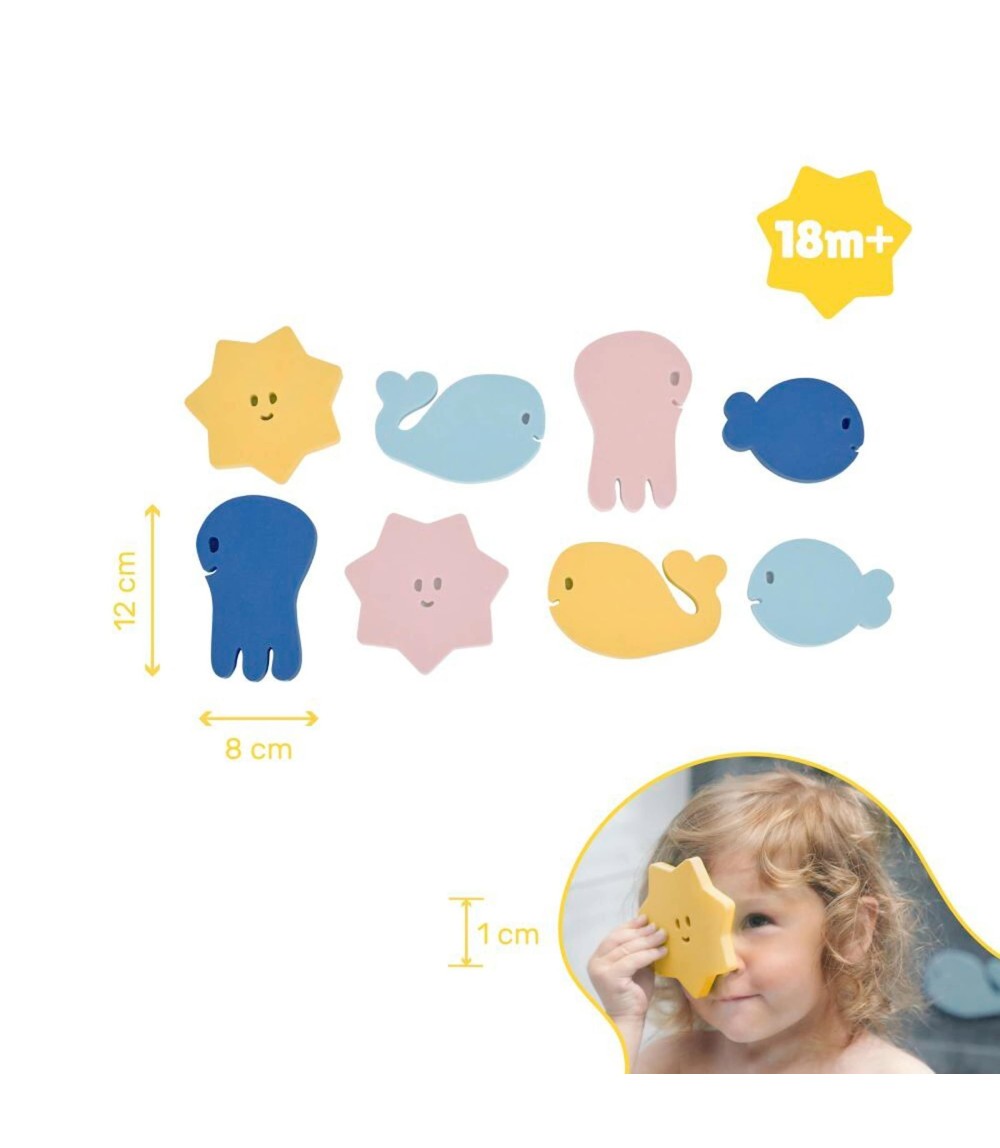 Badepuzzle Meerestiere