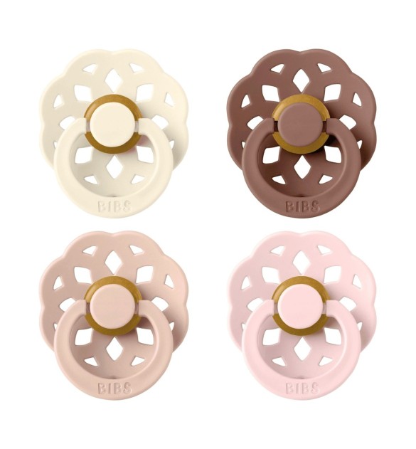 4er-Pack Boheme Schnuller Latex