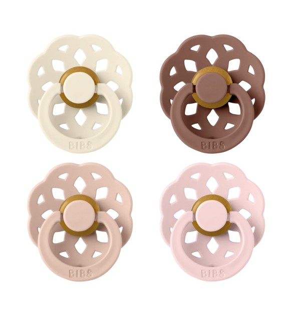 4er-Pack Boheme Schnuller Latex