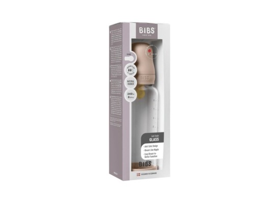 Babyflasche aus Glas, 240 ml, 2M+