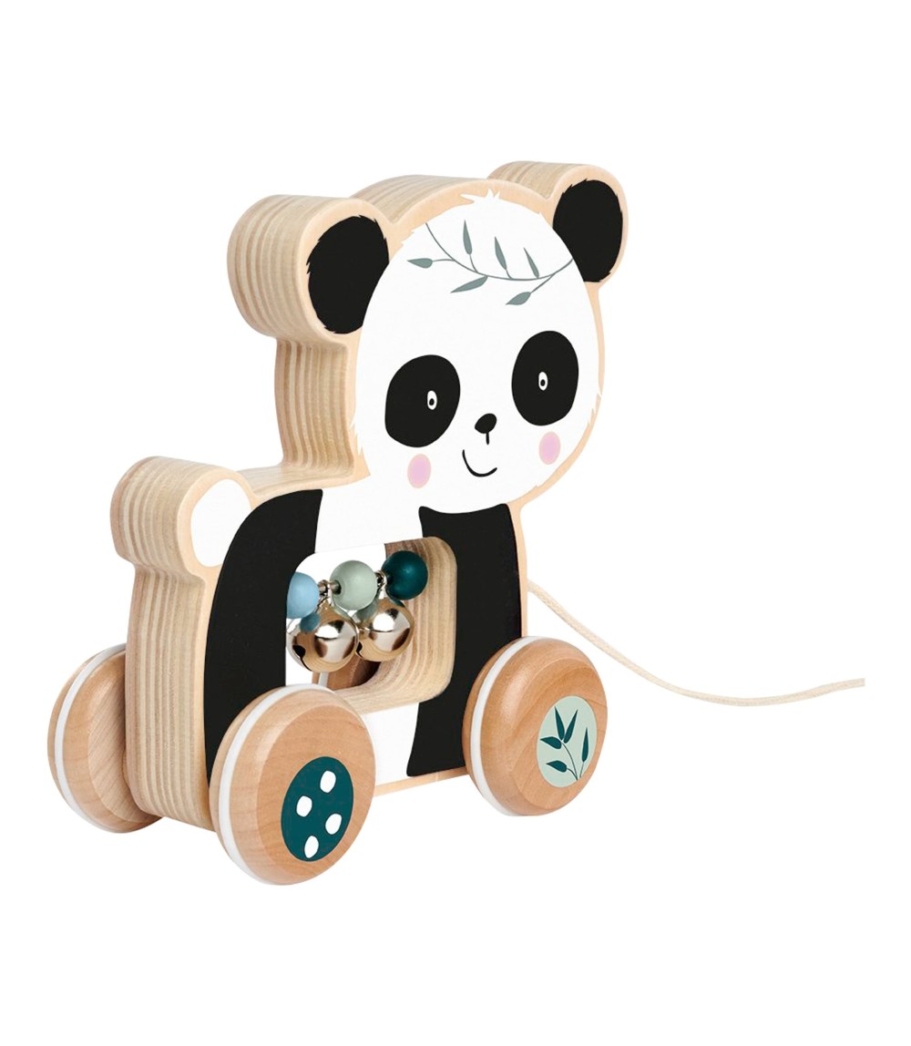 Nachziehspielzeug Panda