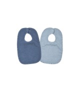 2er-Pack Lätzchen mit Druckknopf 26x40 cm