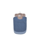 2er-Pack Lätzchen mit Druckknopf 26x40 cm