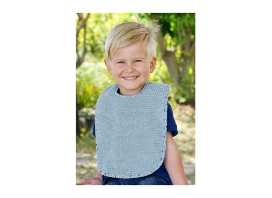 2er-Pack Lätzchen mit Druckknopf 26x40 cm