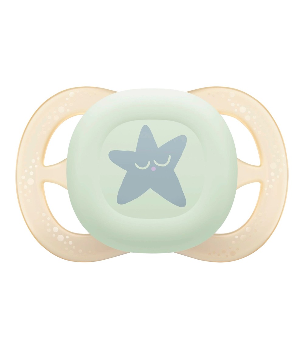 2er-Pack Schnuller ultra start night, 0-2M