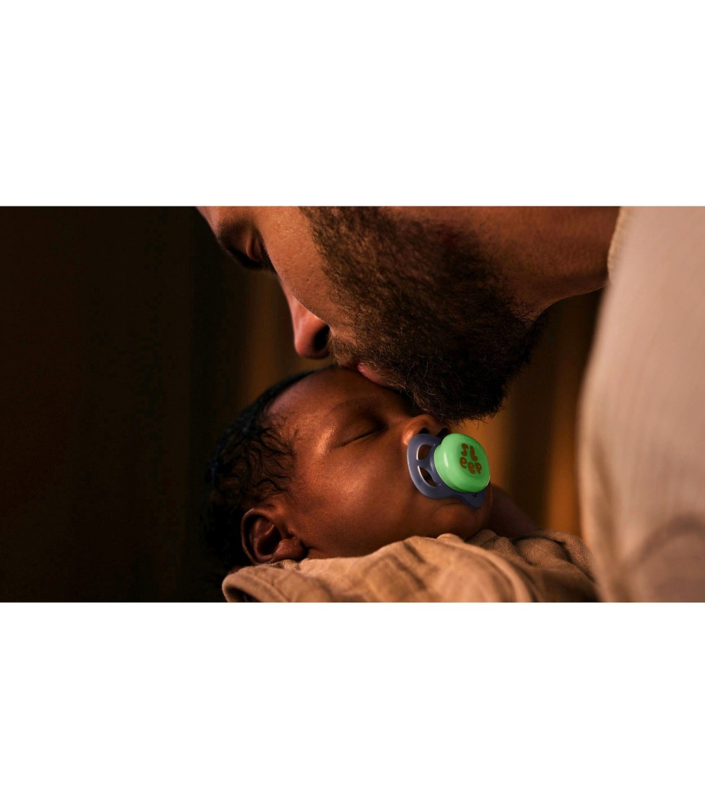 2er-Pack Schnuller ultra start night, 0-2M