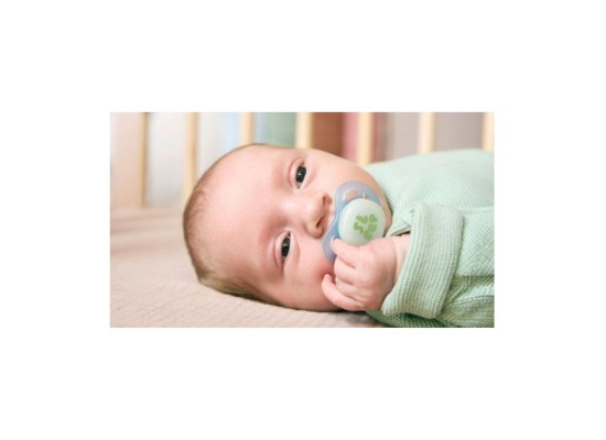 2er-Pack Schnuller ultra start night, 0-2M