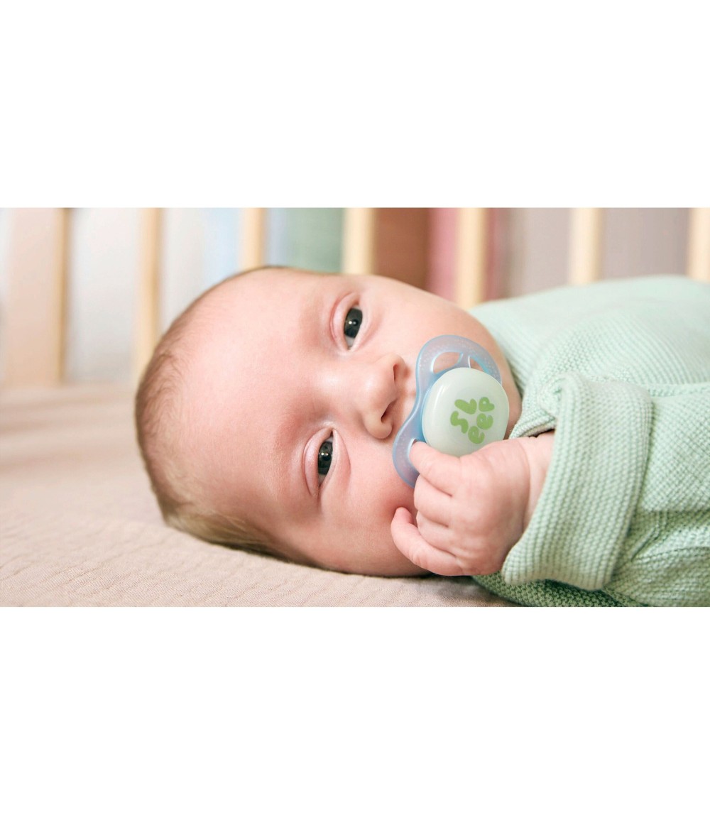 2er-Pack Schnuller ultra start night, 0-2M