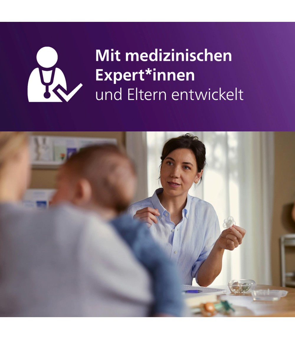 2er-Pack Schnuller ultra soft, 6-18M