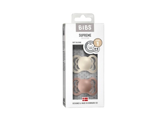 2er-Pack Supreme Schnuller Silikon, 0-6M