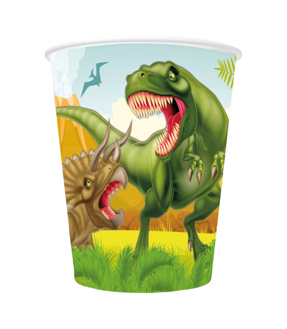 Partyset Dinosaurier mit Mitgebseln 108 tlg.