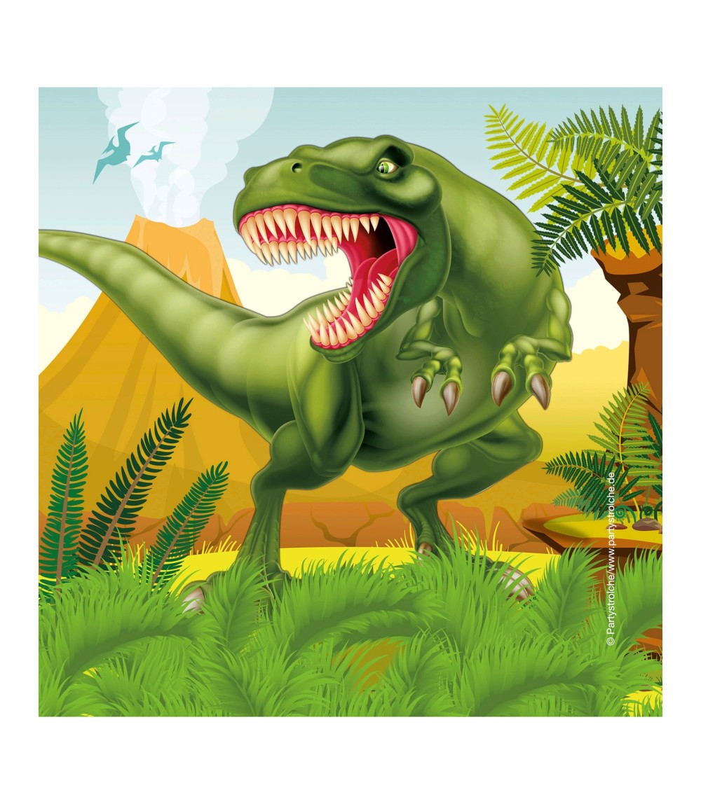 Partyset Dinosaurier mit Mitgebseln 108 tlg.