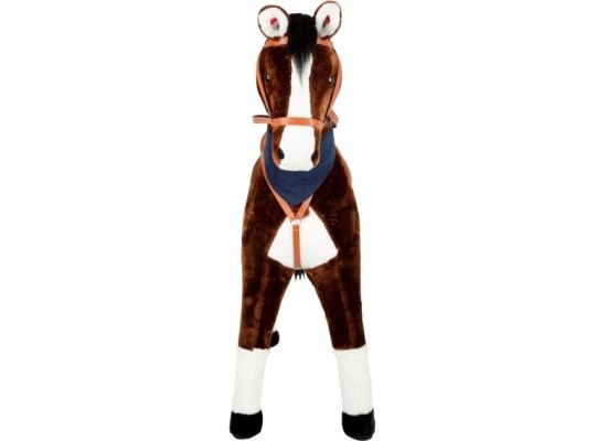 Stehpferd XL mit Sound, braun