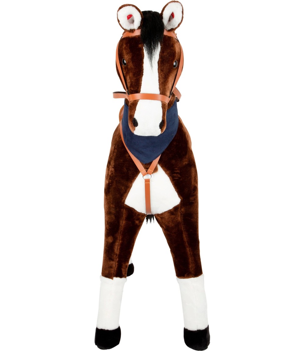 Stehpferd XL mit Sound, braun