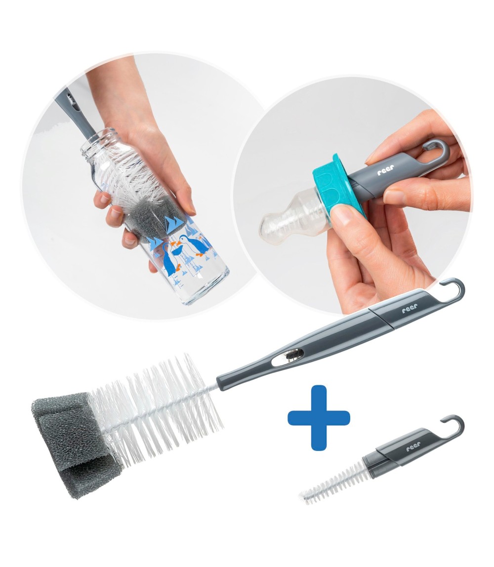 2-in-1 Flaschen- und Saugerbürste