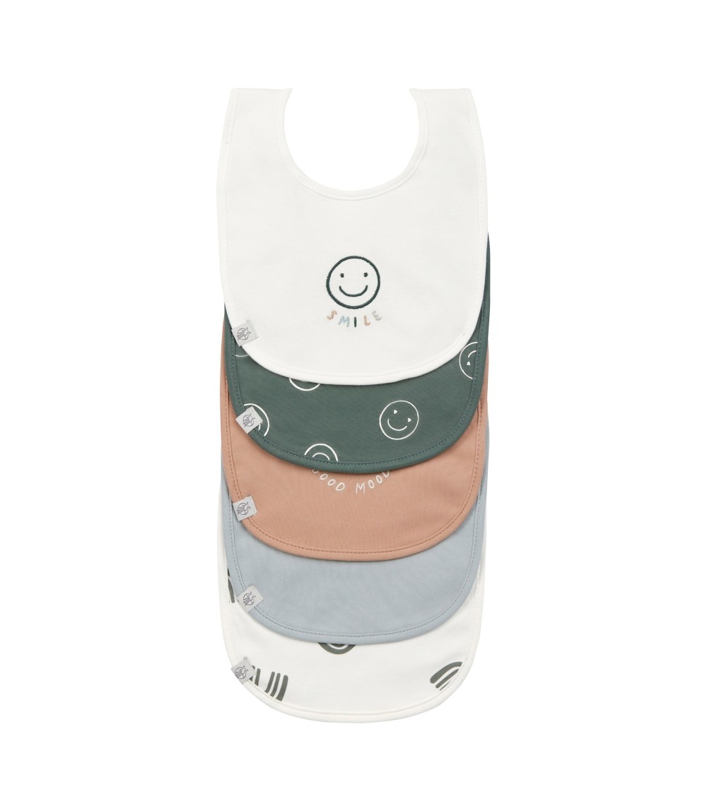 5er-Pack Lätzchen Tiny Smile