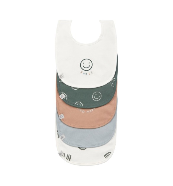 5er-Pack Lätzchen Tiny Smile