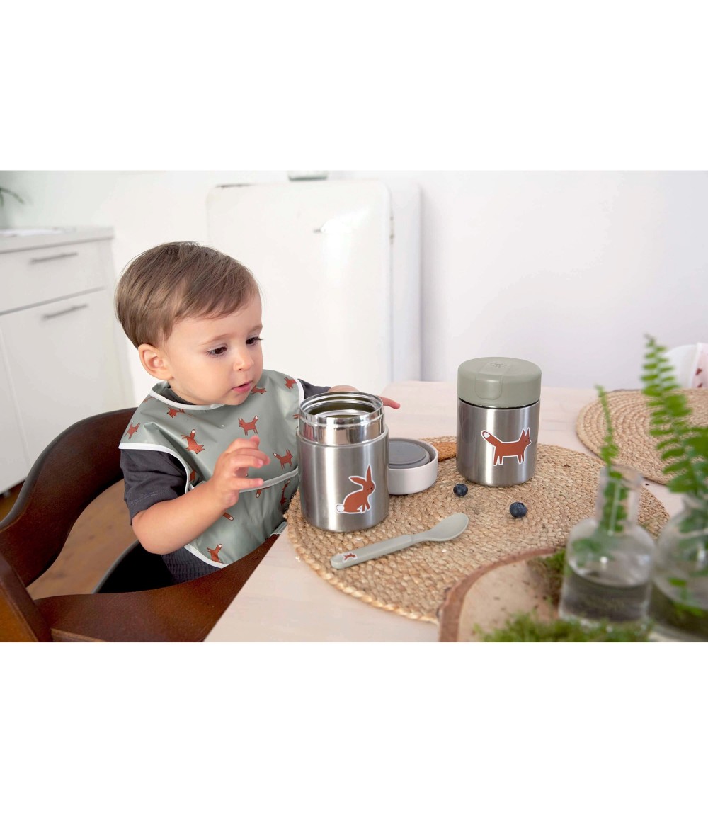 2er-Pack Lätzchen mit Auffangschale