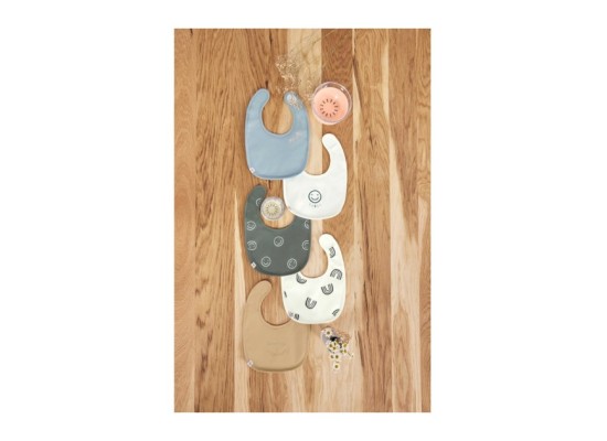 5er-Pack Lätzchen Tiny Smile