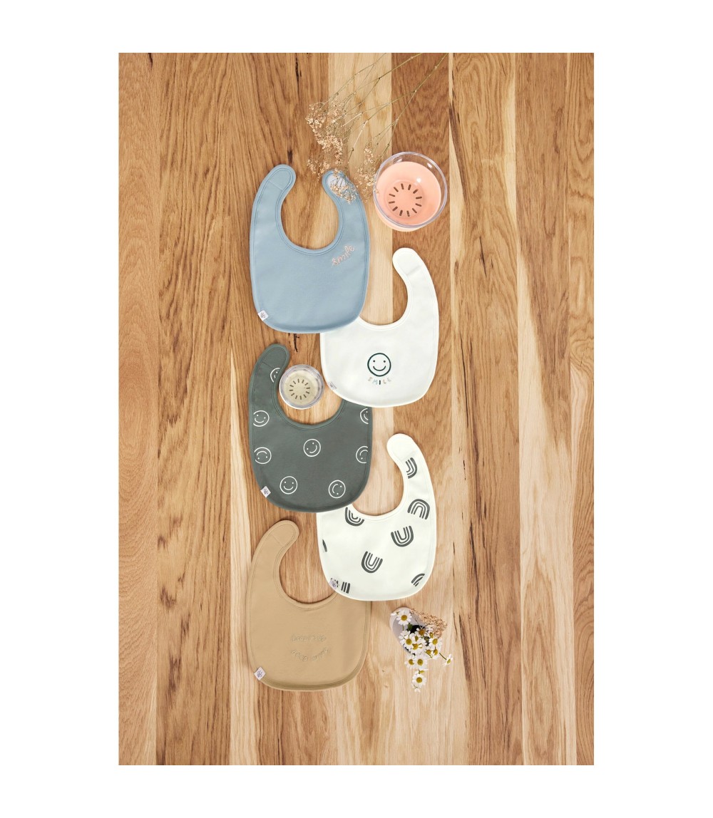 5er-Pack Lätzchen Tiny Smile