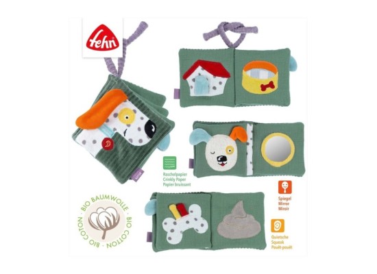 Stoffbuch Hund fehnNATUR