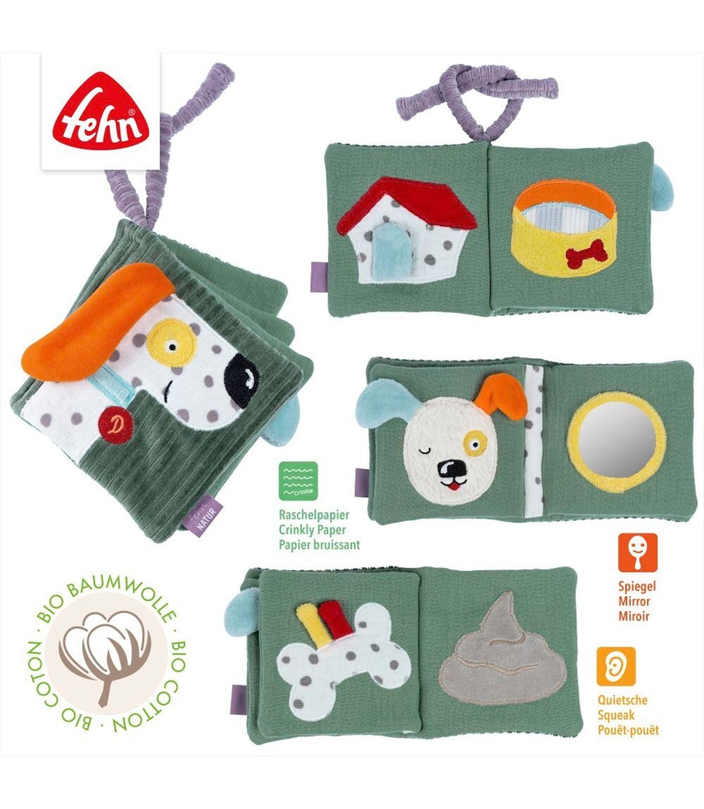 Stoffbuch Hund fehnNATUR