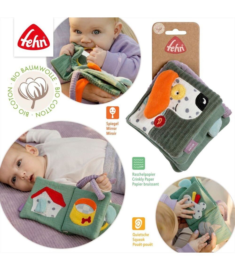 Stoffbuch Hund fehnNATUR