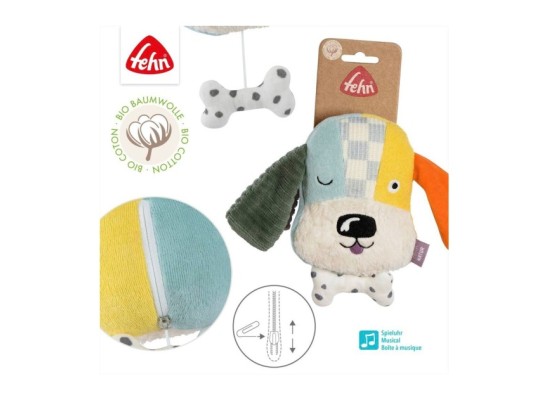 Mini-Spieluhr Hund fehnNATUR 18cm