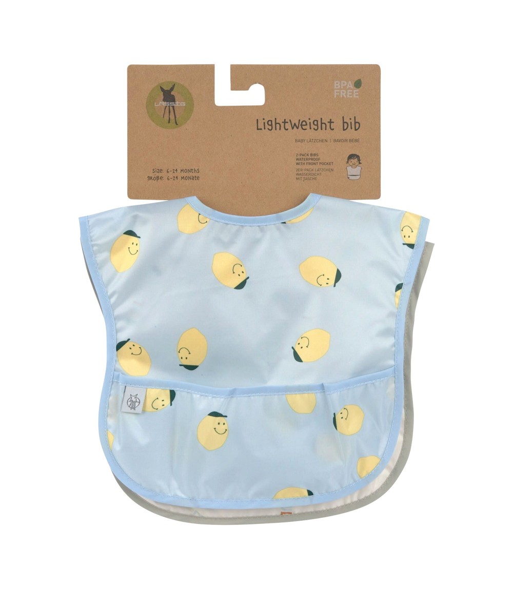 2er-Pack Lätzchen mit Auffangschale