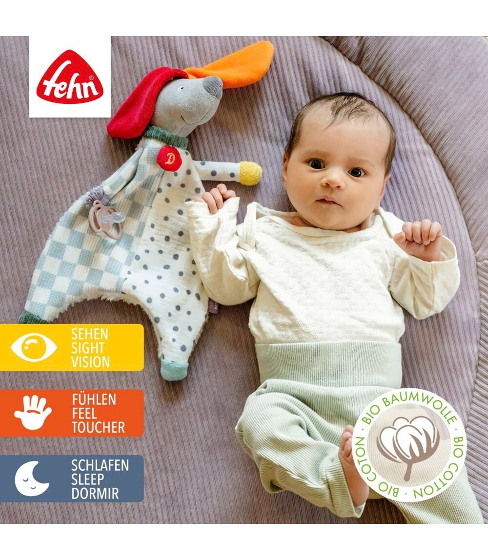 Schmusetuch Hund fehnNATUR 31cm