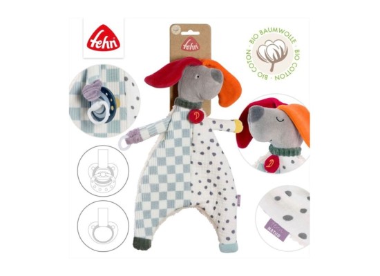 Schmusetuch Hund fehnNATUR 31cm