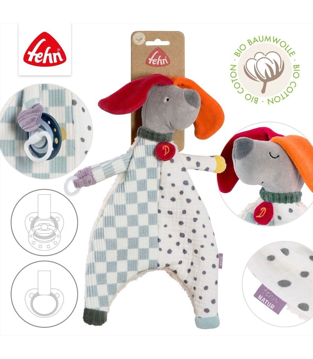 Schmusetuch Hund fehnNATUR 31cm