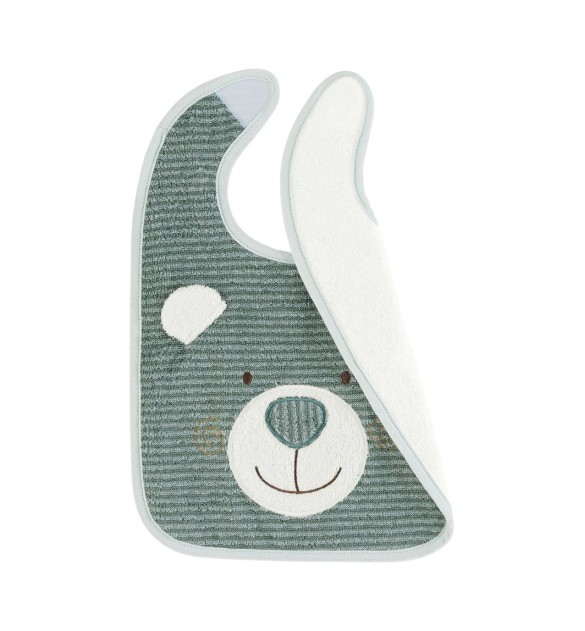 Klettlätzchen mit Nässeschutz