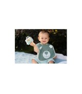 Klettlätzchen mit Nässeschutz