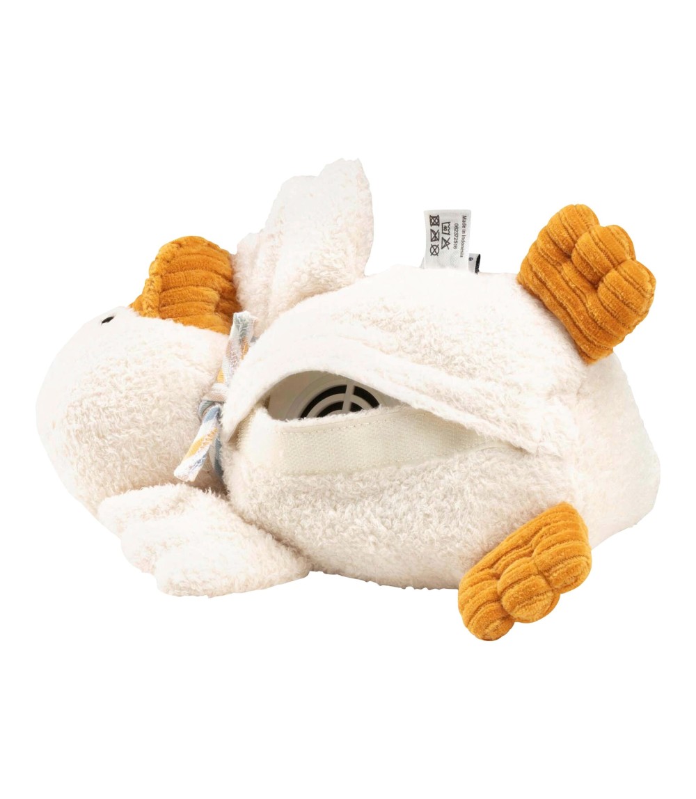 Kuscheltier Schlaf-Gut Figur Ente Edda mit Herzton Modul 25cm