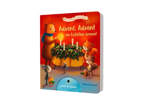 Pappbilderbuch Mein Puste-Licht-Buch:Advent