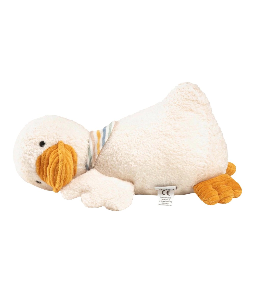 Kuscheltier Schlaf-Gut Figur Ente Edda mit Herzton Modul 25cm