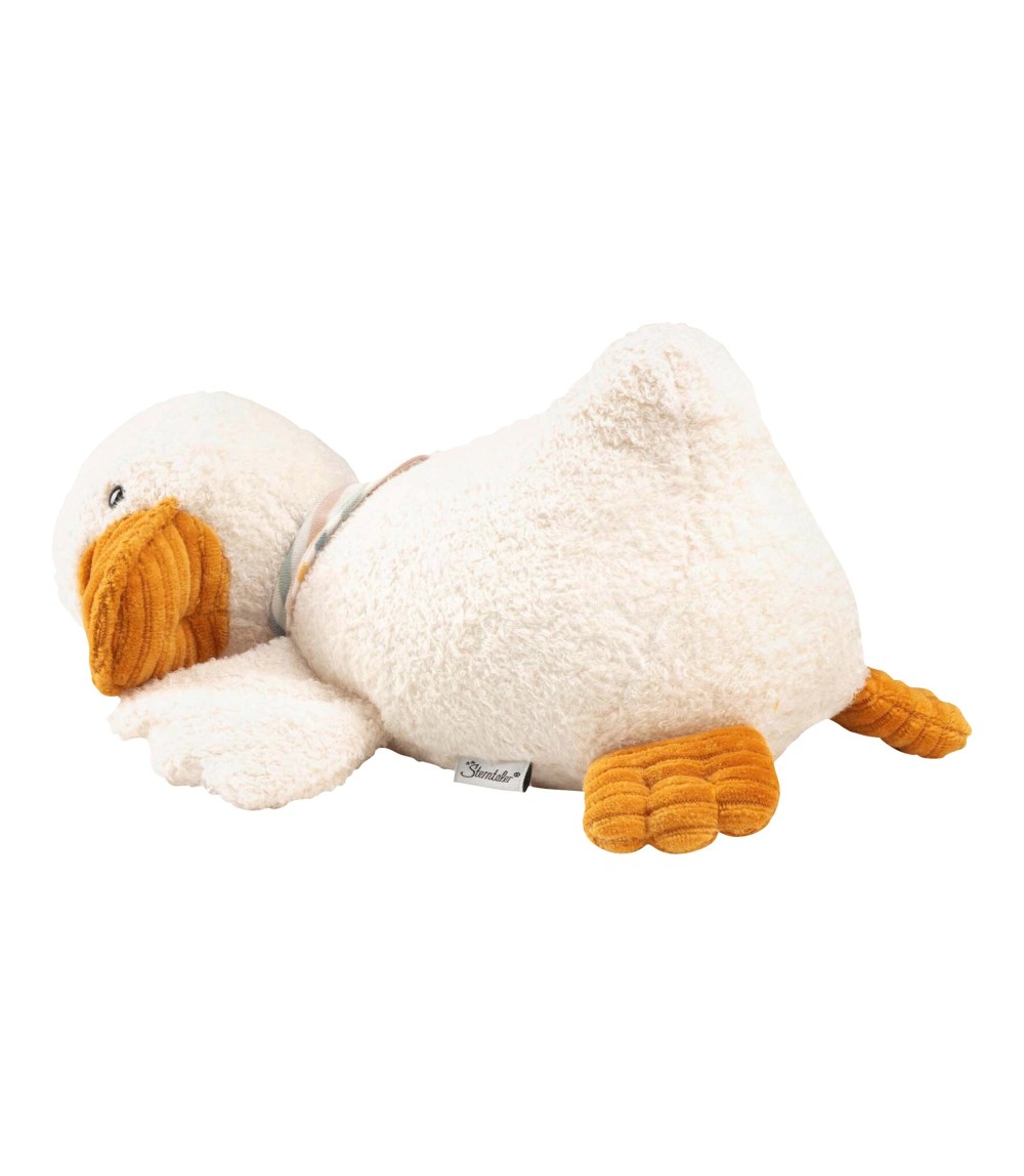 Kuscheltier Schlaf-Gut Figur Ente Edda mit Herzton Modul 25cm
