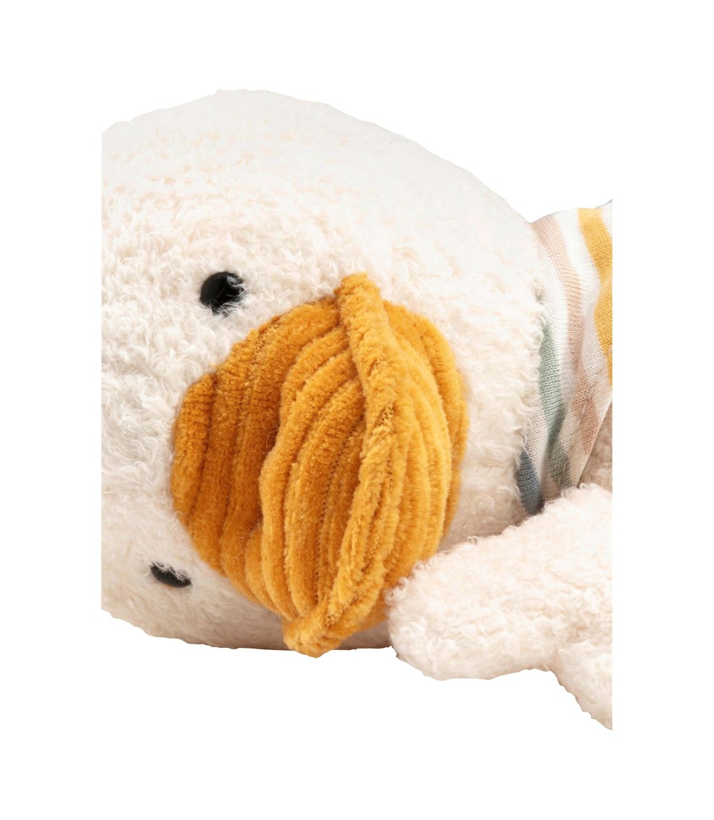 Kuscheltier Schlaf-Gut Figur Ente Edda mit Herzton Modul 25cm
