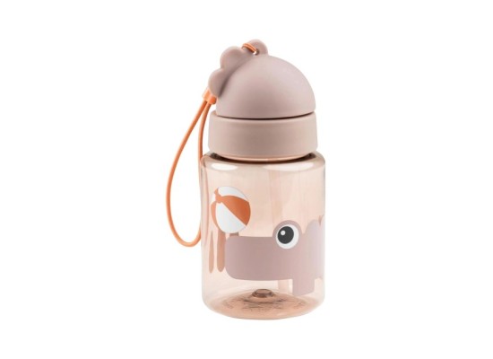 Trinkflasche mit Strohhalm