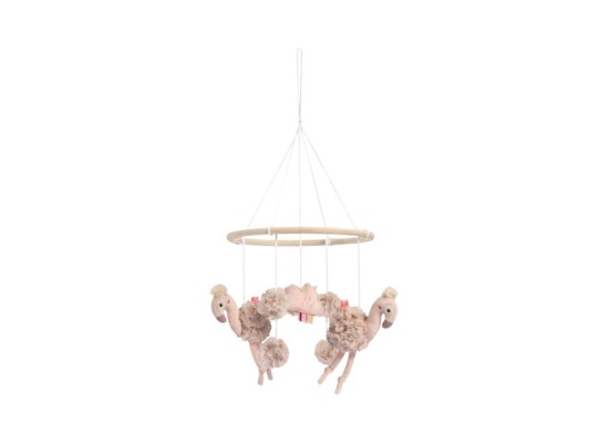 Holz-Mobile Flamingo 22cm