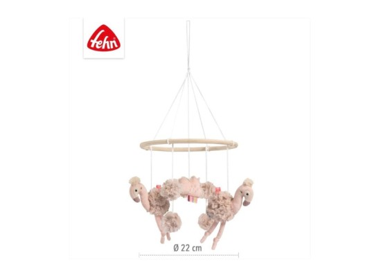 Holz-Mobile Flamingo 22cm