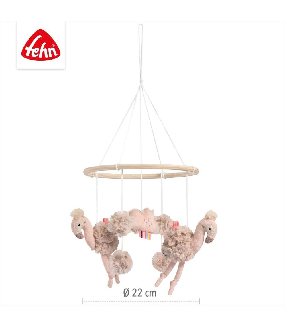 Holz-Mobile Flamingo 22cm