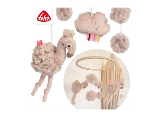 Holz-Mobile Flamingo 22cm
