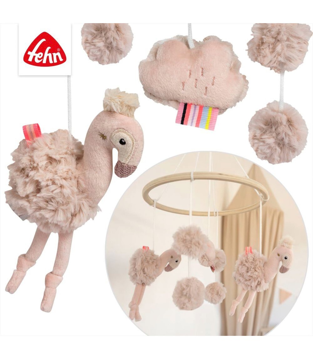 Holz-Mobile Flamingo 22cm