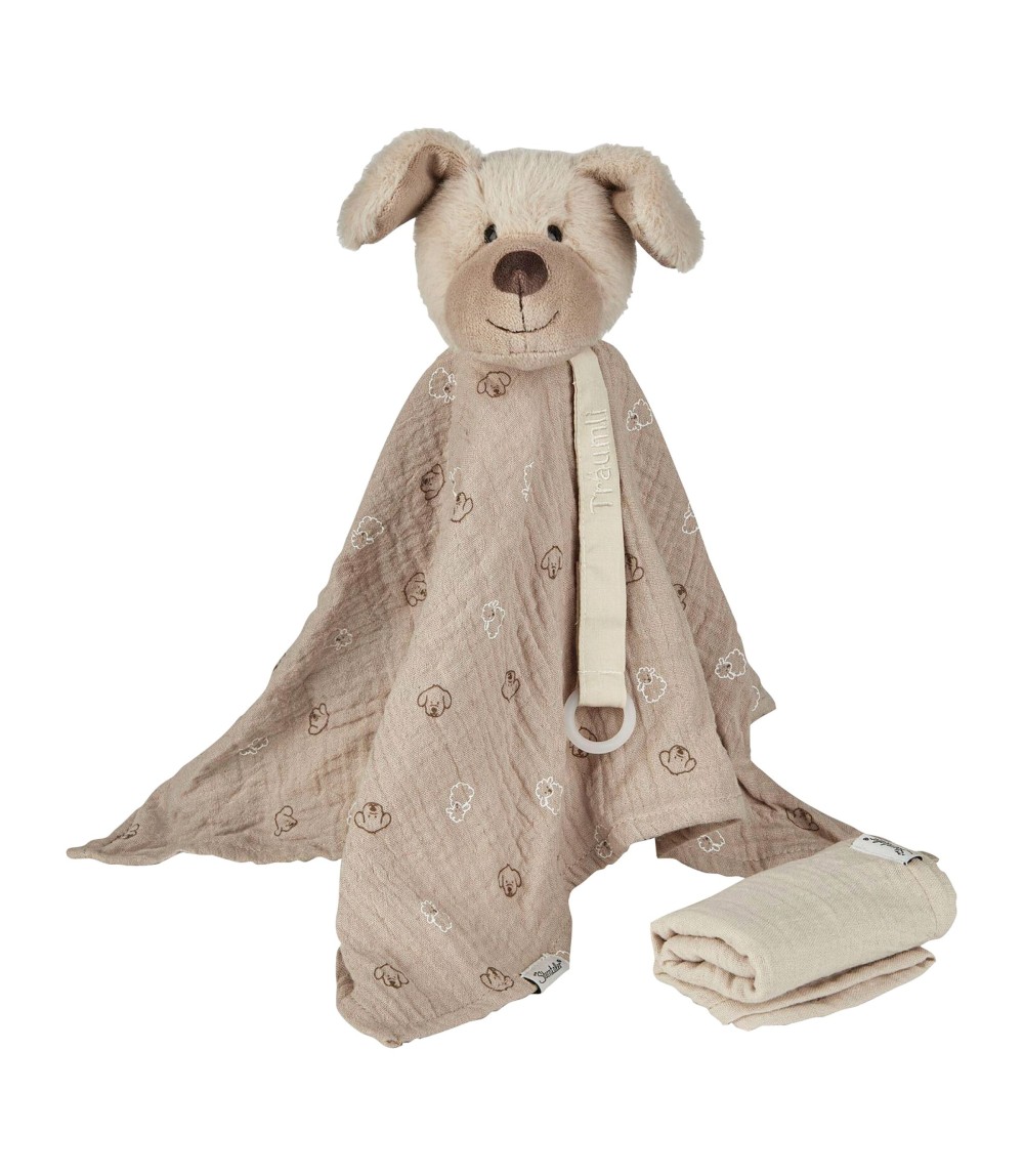 2-tlg. Geschenkset Träumli Hund Lucky mit Beißring