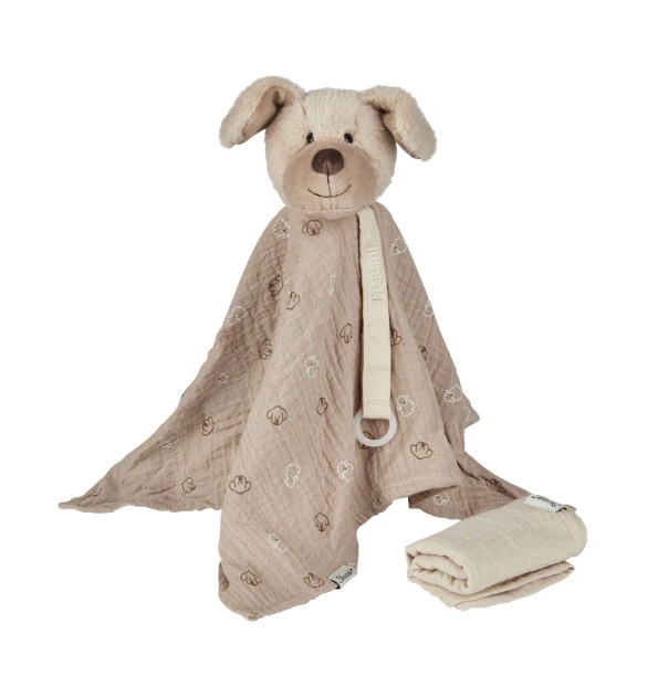 2-tlg. Geschenkset Träumli Hund Lucky mit Beißring