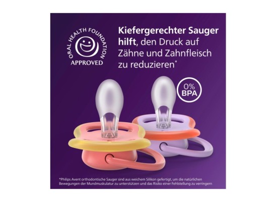 2er-Pack Schnuller ultra air, ab 18M