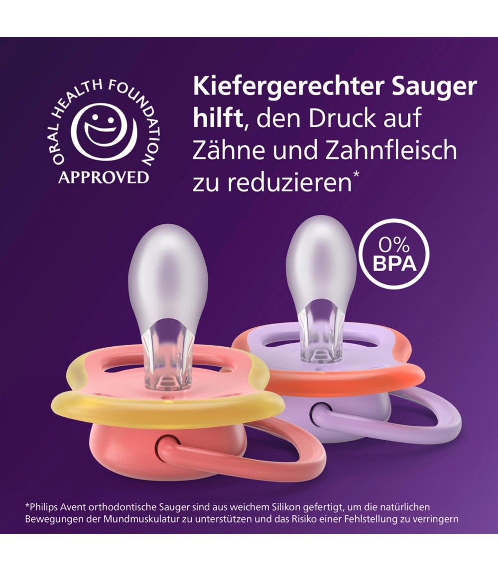 2er-Pack Schnuller ultra air, ab 18M